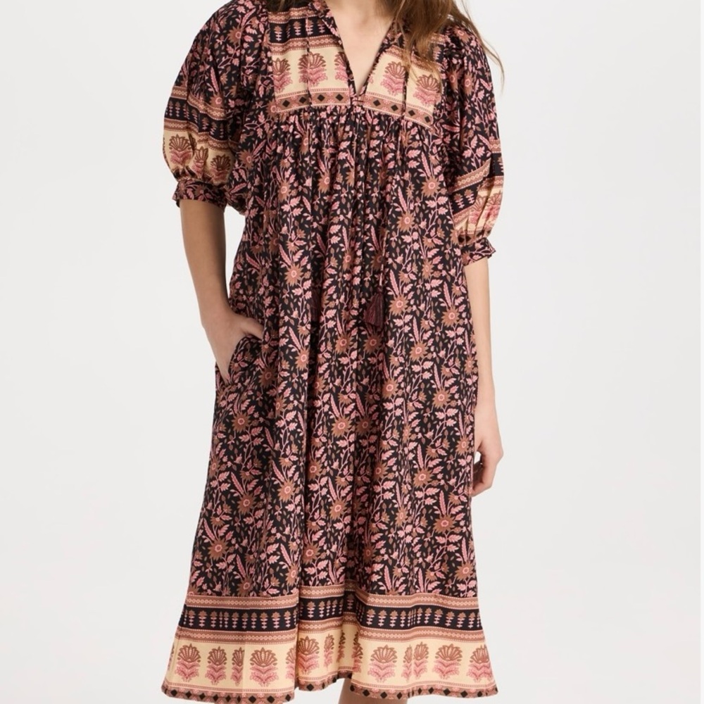 Mille Resort Saffron Dress Boho Chic Size Large